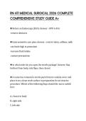 RN&lowbar;ATI&lowbar;MEDICAL&lowbar;SURGICAL&lowbar;2026&lowbar;COMPLETE&lowbar;COMPREHENSIVE&lowbar;STUDY&lowbar;GUIDE