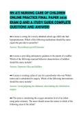 RN&lowbar;ATI&lowbar;NURSING&lowbar;CARE&lowbar;OF&lowbar;CHILDREN&lowbar;ONLINE&lowbar;PRACTICE&lowbar;FINAL&lowbar;PAPER&lowbar;2026