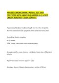 NUR 257 CHRONIC EXAM 3 ACTUAL TEST 2026&NewLine;QUESTIONS WITH ANSWERS &vert; GRADED A&plus; &vert; LATEST&NewLine;UPDATE 2026&sol;2027 &vert; 100&percnt; CORRECT&period;