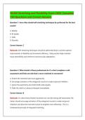 NASM Stretching and Flexibility Exam 2026&colon; Complete &NewLine;150 Questions and Correct Answers