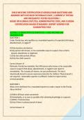 CHILD WELFARE CERTIFICATION &lpar;FLORIDA&rpar; EXAM QUESTIONS AND &NewLine;ANSWERS WITH DETAILED RATIONALES EACH &vert; CURRENTLY TESTING &NewLine;AND FREQUENTLY TESTED QUESTIONS &vert;  BASED ON FLORIDA STATUTES&comma; ADMINISTRATIVE CODE&comma; AND FLORIDA CERTIFICATION BOARD STANDARDS &vert;EXPERT VER