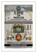 Florida &lpar;FL&rpar; Septic Tank Contractor Exam Prep 2026&sol;2027 &vert; 200 Practice Questions with Correct Answers & Detailed Rationales &vert; Florida Septic Contractor Study Guide