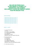 2026 APEX NIH Stroke Scale &vert; All Test Groups A-F &lpar;6 Patients&rpar; &vert; Real Exam Questions & Verified Answers &vert; Instant Digital Download
