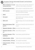Occupational Therapy Mental Health Disorders &vert; Intervention Guide &vert; Exam Prep 2025
