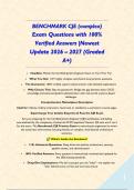 BENCHMARK CJE &lpar;complex&rpar; Exam Questions with 100&percnt; Verified Answers &vert;Newest Update 2026 &ndash; 2027 &lpar;Graded A&plus;&rpar;&NewLine;