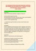 UHC MEDICARE CERTIFICATION EXAM &lpar;2026&sol;2027&rpar; QUESTIONS  &NewLine;AND ANSWERS WITH RATIONALES EACH &vert; CURRENTLY TESTING &NewLine; AND FREQUENTLY TESTED QUESTIONS &vert;  &NewLine;LATEST UPDATE 