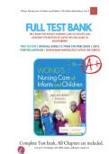 Test Bank for Wong's Nursing Care of Infants and Children&comma; 11th Edition by Hockenberry &vert; 9780323549394 &vert; &vert; Chapter 1-34 &vert; All Chapters with Answers and Rationals
