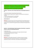 COLORADO MENTAL HEALTH JURISPRUDENCE EXAM &NewLine;&lpar;2026&sol;2027&rpar; UPDATED&colon; COMPLETE 150 EXAM &NewLine;QUESTIONS WITH ACCURATE ANSWERS