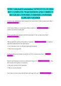 NFHS Volleyball Examination NEWEST EXAM 2026-2027 COMPLETE 70 QUESTIONS AND CORRECT DETAILED ANSWERS &lpar;VERIFIED ANSWERS&rpar; ALREADY GRADED