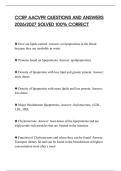 CCRP AACVPR QUESTIONS AND ANSWERS&NewLine;2026&sol;2027 SOLVED 100&percnt; CORRECT