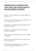 HONDROS BIO 254 EXAMINATION PREP&NewLine;STUDY GUIDE LATEST UPDATED PRACTICE&NewLine;SOLUTION VERIFIED 100 PERCENT