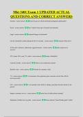 Mkt 3401 Exam 1 UPDATED ACTUAL &NewLine;QUESTIONS AND CORRECT ANSWERS