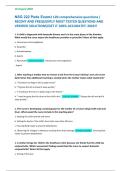 NSG 222 Peds Exam2 120 comprehensive questions &vert; &NewLine;RECENT AND FREQUENTLY MOST TESTED QUESTIONS AND &NewLine;VERIFIED SOLUTIONS&sol;GET IT 100&percnt; ACCURATE&excl;&excl; 2026&excl;&excl;