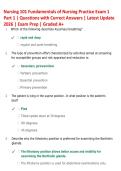 Nursing 101 Fundamentals of Nursing Exam 1 Part 1 &vert; Practice Questions & Detailed Answer Explanations &vert; 2026 Update