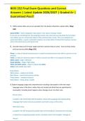 BIOS 252 Final Exam Questions and Correct&NewLine;Answers &vert; Latest Update 2026&sol;2027 &vert; Graded A&plus; &vert;&NewLine;Guaranteed Pass&excl;&excl;