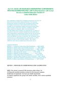 ALU 101&colon; BASIC LIFE INSURANCE UNDERWRITING COMPREHENSIVE PRACTICE EXAMINATION 2026 &vert;300 Verified Questions with Correct Answers & Detailed Rationales Graded A&plus; &NewLine;&vert;Latest 2026 Edition&NewLine;
