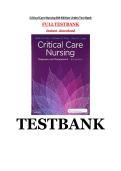 Critical Care Nursing &ndash; 8th Edition &ndash; Urden &ndash; Comprehensive Test Bank Questions and Solutions for Exam Preparation&NewLine;