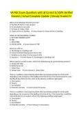 VA P&C Exam Questions with all Correct & 100&percnt; Verified Answers &vert;Actual Complete Update &vert;Already Graded A&plus;
