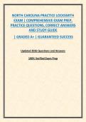 NORTH CAROLINA PRACTICE LOCKSMITH EXAM &vert; COMPREHENSIVE EXAM PREP&comma; PRACTICE QUESTIONS&comma; CORRECT ANSWERS AND STUDY GUIDE