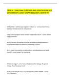 OSHA 30 - FINAL EXAM QUESTIONS AND VERIFIED ANSWERS &vert;&NewLine;100&percnt; CORRECT &vert; LATEST UPDATE 2026&sol;2027 &vert; GRADED A&plus;&period;
