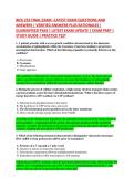 BIOL 252 FINAL EXAM &ndash;LATEST EXAM QUESTIONS AND &NewLine;ANSWERS &vert; VERIFIED ANSWERS PLUS RATIONALES &vert; &NewLine;GUARANTEED PASS &vert; LATEST EXAM UPDATE &vert; EXAM PREP &vert; &NewLine;STUDY GUIDE &vert; PRACTICE TEST