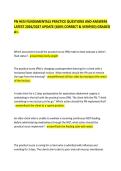 PN HESI FUNDAMENTALS PRACTICE QUESTIONS AND ANSWERS&NewLine;LATEST 2026&sol;2027 UPDATE &lpar;100&percnt; CORRECT & VERIFIED&rpar; GRADED&NewLine;A&plus;&period;&NewLine;