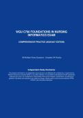 WGU C790 Foundations in Nursing Informatics Exam &ndash; Comprehensive Practice 2026&sol;2027 Edition
