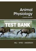 Animal Physiology &ndash; Hill&comma; Wyse & Anderson &lpar;4th Edition&rpar; &ndash; Complete Test Bank with Answers&NewLine;