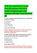 NCLEX RN Comprehensive Practice &NewLine;Exam 002 Questions And Correct &NewLine;Answers &lpar;Verified Answers&rpar; Plus &NewLine;Rationales 2026 Q&A Instant Download &NewLine;Pdf 