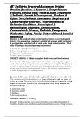 ATI Pediatrics Proctored Assessment Original Practice Questions & Answers &vert; Comprehensive Pediatric Nursing Study Guide & Exam Preparation &vert; Pediatric Growth & Development&comma; Newborn & Infant Care&comma; Pediatric Assessment&comma; Respiratory & Cardiovascular Disorder