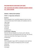 RHS EXAM PRACTICE EXAM AND STUDY GUIDE&NewLine;300&plus; QUESTIONS AND CORRECT ANSWERS &lpar;ALREADY GRADED A&plus;&rpar; &vert; LATEST EDITION&NewLine;