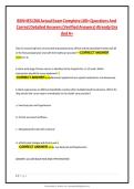BSN HESI 266 Actual Exam Complete 100&plus; Questions And Correct Detailed Answers &lpar;Verified Answers&rpar; Already Graded A&plus;