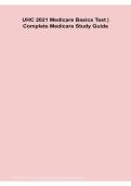 UHC 2021 Medicare Basics Test Complete Medicare Study Guide 2026&sol; 2027