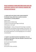 NR 567 ADVANCED PHARM MIDTERM EXAM GUIDE 200 QUESTIONS COMPLETE WITH VERIFIED ANSWERS AND DETAILED RATIONALES