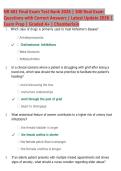 NR 601 Final Exam Review 2026 &vert; 300 Practice Questions & Detailed Answer Explanations &vert; Chamberlain Study Guide