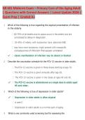 NR 601 Midterm Exam Review &vert; Primary Care of the Aging Adult &vert; Practice Questions & Detailed Answer Explanations &vert; 2026