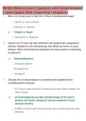 NR 601 Midterm Exam Review 2026 &vert; Practice Questions & Detailed Answer Explanations &vert; Nursing Study Guide