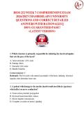 BIOS 252 WEEK 7 COMPREHENSIVE EXAM  2026&sol;2027 CHAMBERLAIN UNIVERSITY QUESTIONS AND CORRECT DETAILED  ANSWERS WITH RATIONALES &vert;&vert;  100&percnt; GUARANTEED PASS&excl;&excl;  <LATEST VERSION>