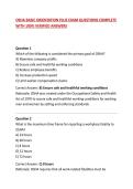 OSHA BASIC ORIENTATION PLUS EXAM QUESTIONS COMPLETE WITH 100&percnt; VERIFIED ANSWERS