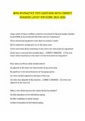 NFPA 99 PRACTICE TEST QUESTIONS WITH CORRECT&NewLine;ANSWERS LATEST TOP SCORE 2025-2026