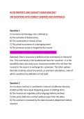 NJ PSI PROPERTY AND CASUALTY EXAM 2026&sol;2027&NewLine;200 QUESTIONS WITH CORRECT ANSWERS AND RATIONALES&NewLine;