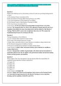 TEXAS NURSING JURISPRUDENCE EXAM COMPLETE QUESTIONS AND DETAILED SOLUTIONS LATEST UPDATE THIS YEAR JUST RELEASED