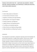 VIRGINIA STATE INSPECTION TEST &ndash; QUESTIONS AND ANSWERS &vert; VERIFIED&NewLine;AND WELL DETAILED ANSWERS &vert; PLUS RATIONALES &vert; DOWNLOAD AND PASS &vert;&NewLine;LATEST EXAM UPDATE 2026&sol;2027