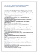 AMT RPT EXAM &vert; QUESTIONS AND VERIFIED ANSWERS &vert; &NewLine;DOWNLOAD AND PASS &vert; LATEST UPDATE 2026&sol;2027 