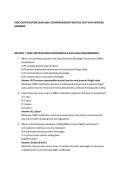 TABC CERTIFICATION EXAM 2024&colon; COMPREHENSIVE PRACTICE TEST WITH VERIFIED &NewLine;ANSWERS 