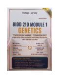 &NewLine;BIOD 210 Module 1 Exam &vert; Q&A &vert; 2026&sol;2027 &vert; Genetics &vert; Portage Learning&NewLine;