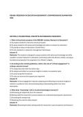 RSE4801 RESEARCH IN EDUCATION ASSIGNMENT 3 COMPREHENSIVE EXAMINATION &NewLine;2026 
