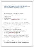  &NewLine;QME EXAM PREP SELF TEST &vert; QUESTIONS AND VERIFIED ANSWERS &NewLine;&vert; DOWNLOAD AND PASS &vert; LATEST UPDATE 2026&sol;2027 