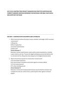 NYC DCAS CONSTRUCTION PROJECT MANAGER EXAM PRACTICE QUESTIONS AND &NewLine;CORRECT ANSWERS &lpar;VERIFIED ANSWERS&rpar; PLUS RATIONALE 2026 Q&A &vert; EXAM 3042 & &NewLine;5058 COMPLETE TEST BANK 