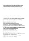 NUR 635 ADVANCED PHARMACOLOGY FINAL EXAMINATION BANK 2026&sol;2027 &NewLine;COMPREHENSIVE REVIEW WITH VERIFIED ANSWERS AND RATIONALES &NewLine;TYLER&sol;SARHAN CURRICULUM ALIGNED &vert; UPDATED EVIDENCE-BASED PRACTICE